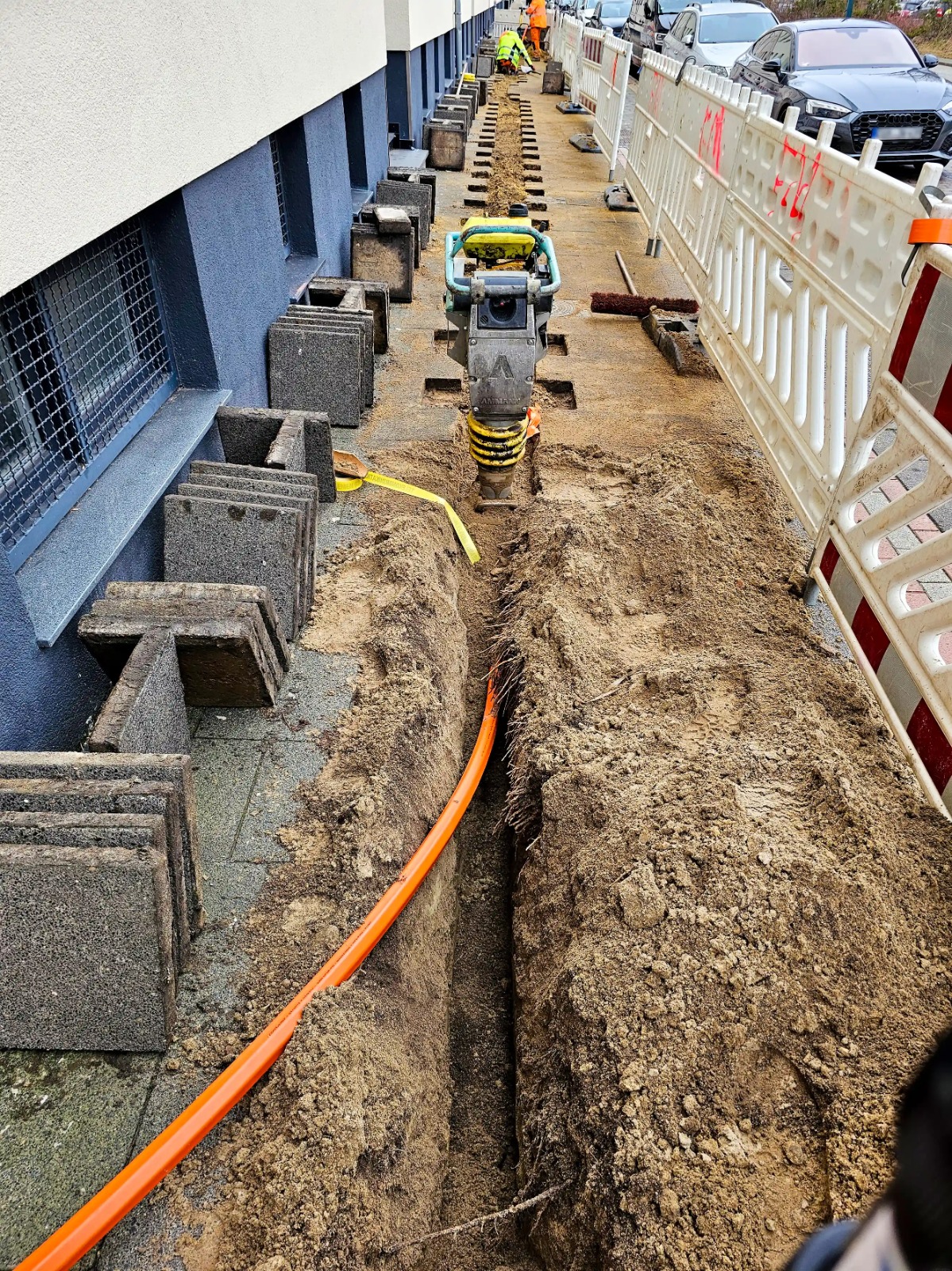 Kabelverlegung Gewerbefläche – Kabelbau